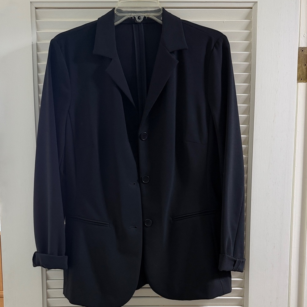 Theory Black Single-Breasted Women's Blazer